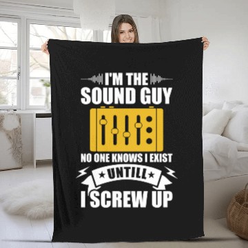 Discover Im The Sound Guy Audio Engineering Producer Crew Baseball Tees Fleece Blankets