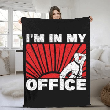 Discover Im In My Office Karate Fighter Gift Karate Zip Fleece Blankets