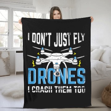 Discover Funny Drone Design for a Multicopter Pilot Baseball Tees Fleece Blankets