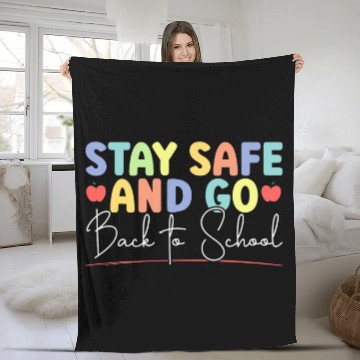 Discover Student PreK Teacher Back To School Zip Fleece Blankets