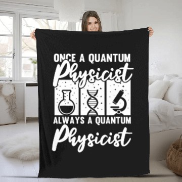 Discover Physicist Scientist Science Quantum Physics 1 Baseball Tees Fleece Blankets