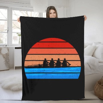 Discover Crew Boat Rowing Boat Sculling Lovers Rower Row Team 4 Baseball Tees Fleece Blankets