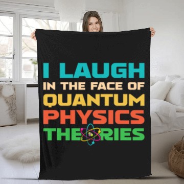 Discover Physicist Science Scientist Quantum Physics 9 Fleece Blankets