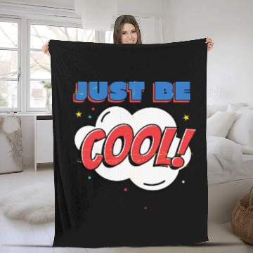 Discover Cool Retro Superhero vintages Comic Book Action Bubble Fleece Blankets