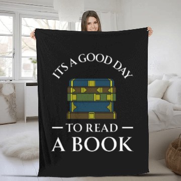 Discover Book Lover Book Club Teacher Reader Reading Library Fleece Blankets