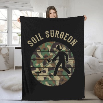Discover Soil Surgeon Metal Detecting 1 Fleece Blankets