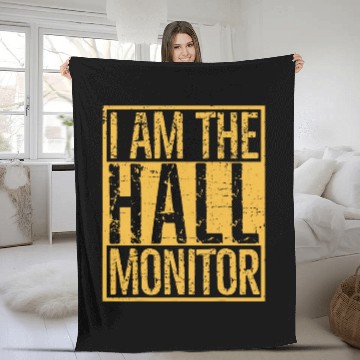 Discover Hall Monitor Back To School Student 3 Fleece Blankets