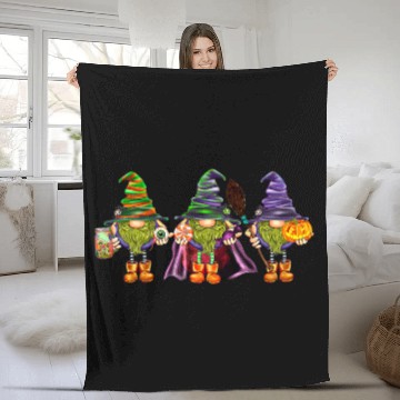Discover halloween gnomes gnome witch hat hello fall vibes Fleece Blankets