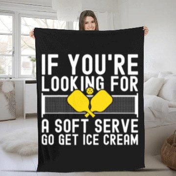 Discover If Youre Looking For Soft Serve Go Get Ice Cream Pickleball 4 Baseball Tees Fleece Blankets