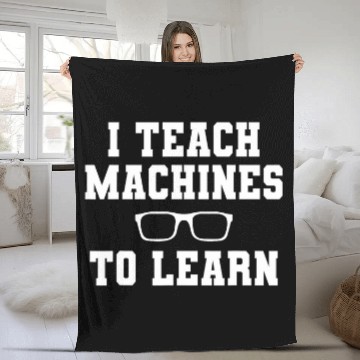 Discover Machine Learning Engineer AI Data Research Scientist IT Fleece Blankets