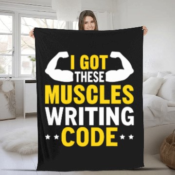 Discover Writing Code Coding IT Computer Science Programmer 4 Fleece Blankets