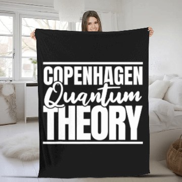 Discover Physicist Science Scientist Quantum Physics 2 Fleece Blankets