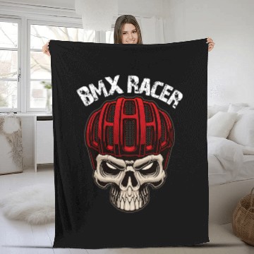 Discover BMX Racer funny Fleece Blankets