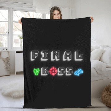 Discover FinalBoss Funny Gamer Wrestling Enjoy Gaming for fun 2 Baseball Tees Fleece Blankets