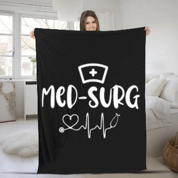 Discover MedSurg nurses Appreciation RN Registered Nursing Student Baseball Tees Fleece Blankets