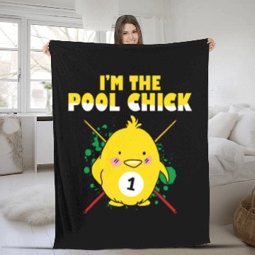 Discover Mens Pool Billiard For Pool Player Billiard Player 18 Fleece Blankets