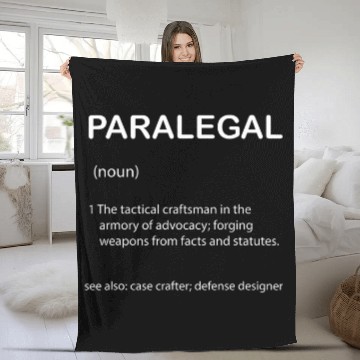 Discover Paralegal Definition Funny Legal Assistant Baseball Tees Fleece Blankets