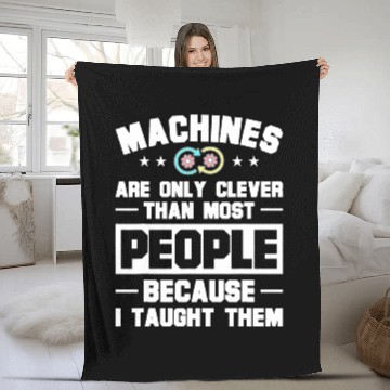 Discover Machine Learning Engineer AI Specialist AI Programmer Fleece Blankets