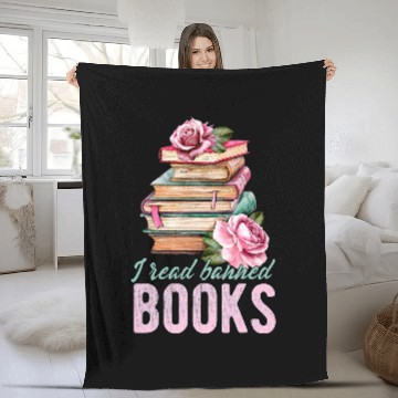 Discover I Read Banned Books Banned Books Lovers Fleece Blankets
