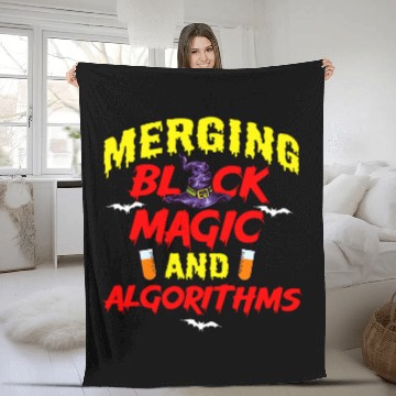 Discover Halloween Data Scientist Mining Analyst Statistics Data Nerd 10 Fleece Blankets