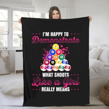 Discover Mens Pool Billiard For Pool Player Billiard Player 15 Fleece Blankets