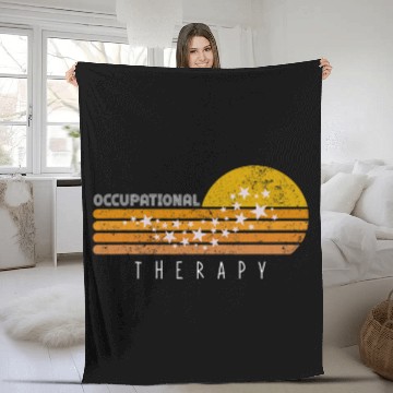 Discover Occupational Therapy Student OT Therapist OT Assistant 12 Fleece Blankets