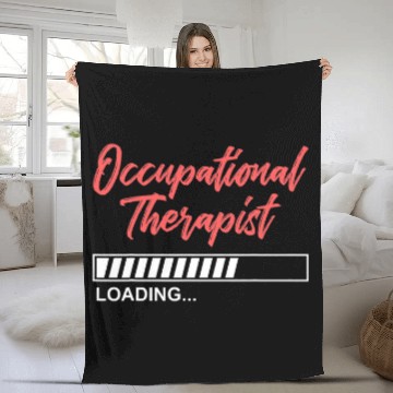 Discover Occupational Therapy Studen OT School Baseball Tees Fleece Blankets