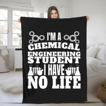 Discover Im A chemicals Engineering Student chemicals Engineer Funny Baseball Tees Fleece Blankets