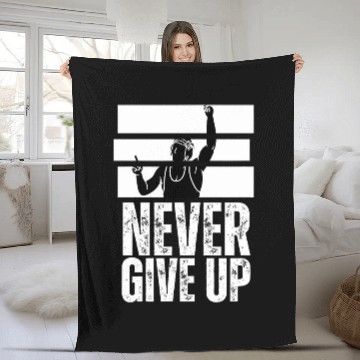 Discover Wrestle with Determination Never Give Up wrestling Baseball Tees Fleece Blankets