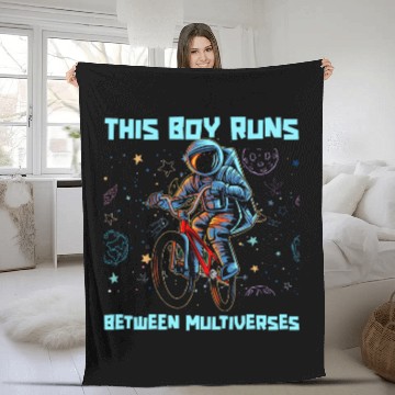 Discover Physicist Science Scientist  Quantum Physics 3 Fleece Blankets