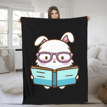 Discover Student Teacher Bunny Fleece Blankets