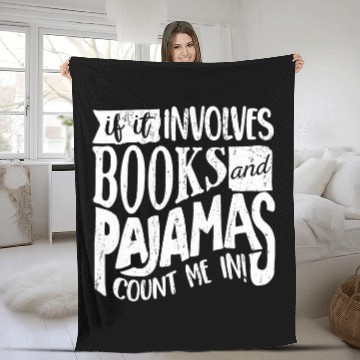Discover Book Lover Librarian Bookworm Reading Club Reading 7 Fleece Blankets