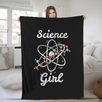 Discover Womens vintages Science Girl Apparel Teacher Student Fleece Blankets
