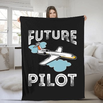 Discover vintages Future Pilot Funny Pilot Tools Lover Family Baseball Tees Fleece Blankets