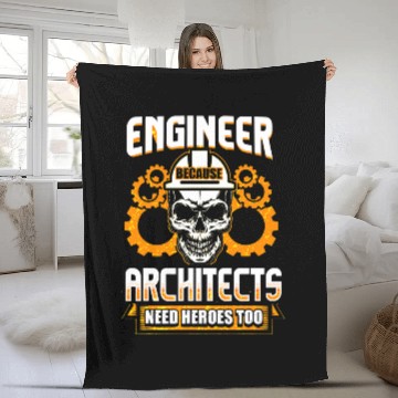 Discover Mens Engineer Engineering Student Funny Fleece Blankets
