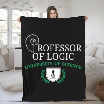 Discover Professor Of Logic University Of Science Fleece Blankets