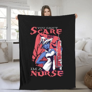 Discover Halloween Witch nurses Nursing Student Gift Women Fleece Blankets
