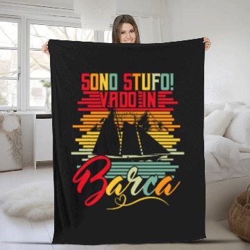 Discover Im Fed Up I Go Boat Ship Captain Sailor Fleece Blankets