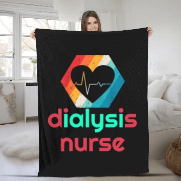 Discover Womens Dialysis nurses Love Nursing Student RN Life Fleece Blankets
