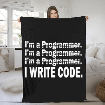 Discover Software Developer Im a programmer Fleece Blankets