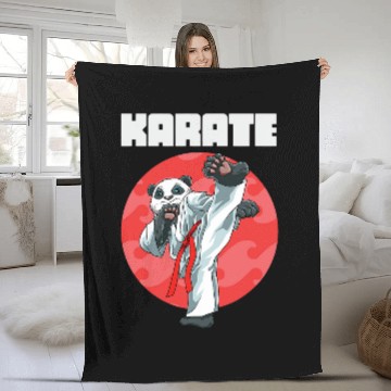 Discover Funny Karate Panda 2 Baseball Tees Fleece Blankets