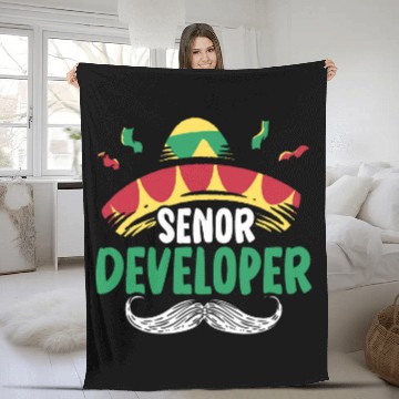Discover Software Engineer Computer Programmer Programming Code Fleece Blankets