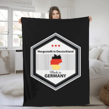 Discover Made in Germany Zip Fleece Blankets