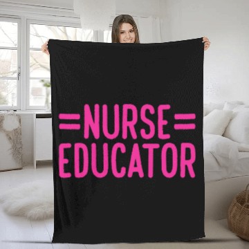 Discover Nursing Student nurses Educator Fleece Blankets