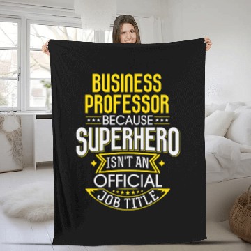 Discover Professor Idea Funny Superhero Job Business Professor Baseball Tees Fleece Blankets