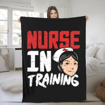Discover Womens nurses in Training Future RN Student Fleece Blankets