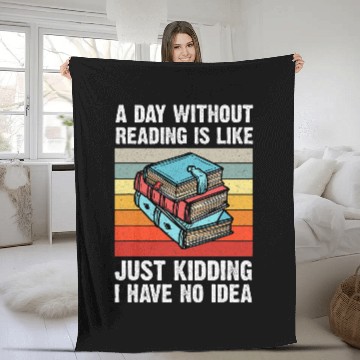 Discover Funny vintages Book Reading Teacher Read Books Nerd Reader Zip Fleece Blankets