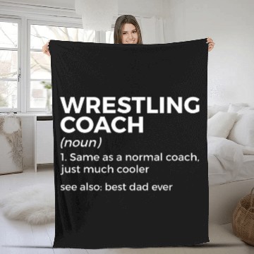 Discover Wrestling Coachs Definition bests Dad Ever Baseball Tees Fleece Blankets
