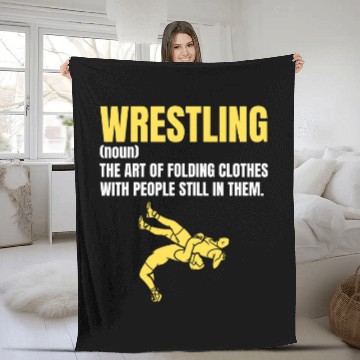 Discover Wrestling Definition 1 Fleece Blankets