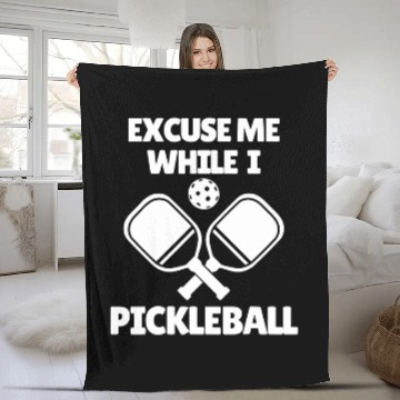Discover Funny Pickleball Paddle Dink Shot Legend Pickler Player Fleece Blankets
